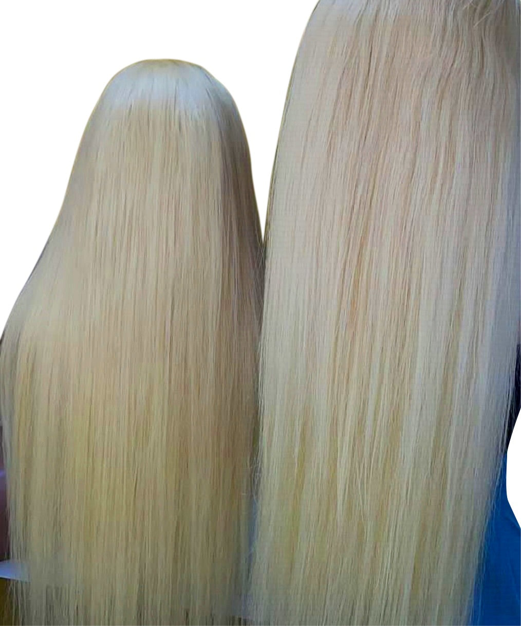 Premium Blonde Hair 5x5 HD lace closure wigs Made from Raw Hair